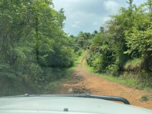 Road from Outreach Clinic